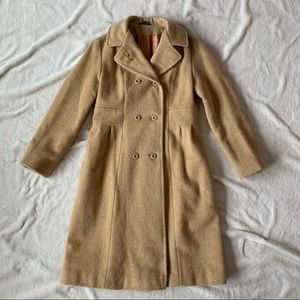 1960’s Vintage Niccolini Wool Pea Coat Tan/Beige size Small